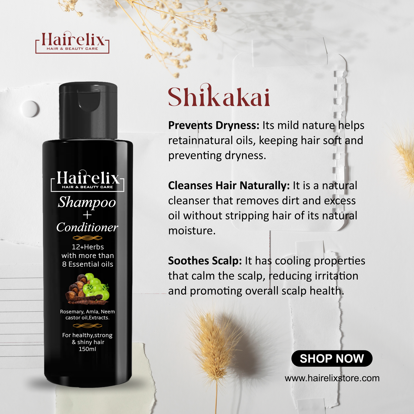 Herbal Hair Shampoo| Organic |200ML