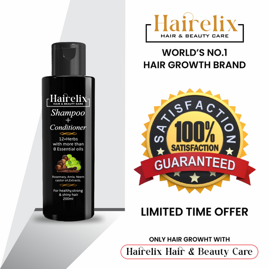 Hairelix Herbal Shampoo|100% Organic| 200ML