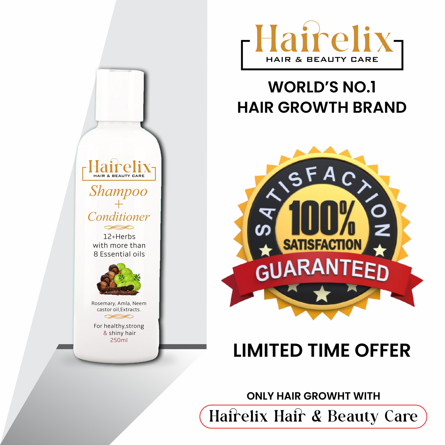 Herbal Hair Shampoo| Organic |200ML