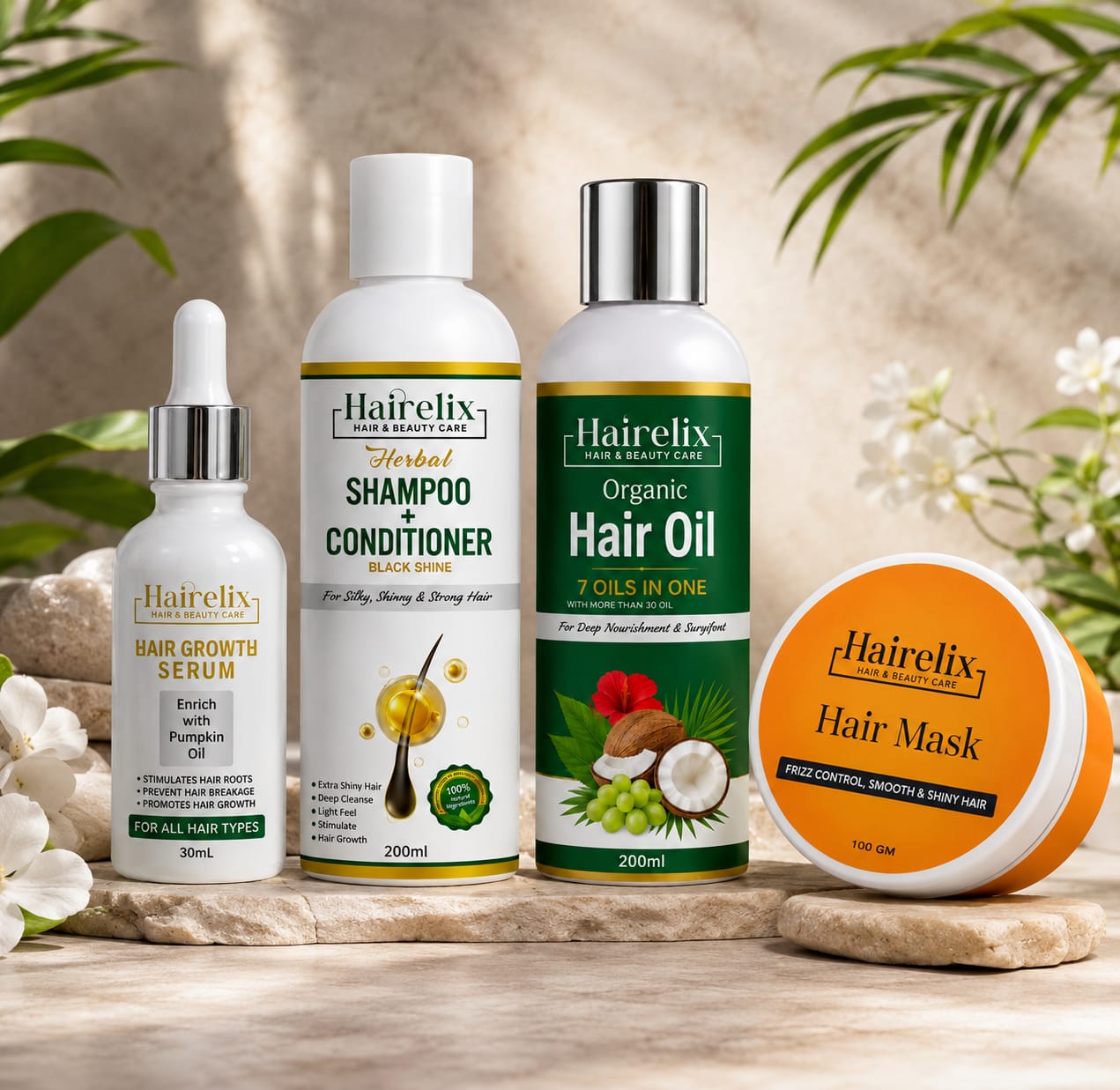 Hairelix 4 in 1 Hair Growth kit