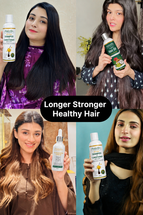 Hairelix 3 in 1 Hair Kit (Hair Oil+Shampoo+Serum)